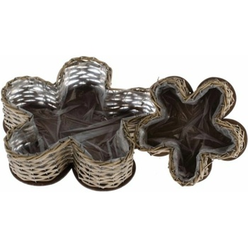 Casa de Engel Ратанови кашпа с PVC - комплект от 2 броя, 0/10 Casa de Engel | Lilav | Home | UNI