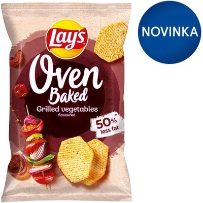 Lay's Oven Baked Pečené zemiakové lupienky tvarované s príchuťou grilovanej zeleniny 110 g