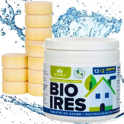 Prípravok do žumpy tablety Bioires 0,07 kg