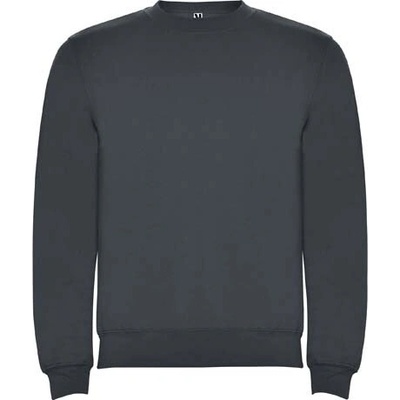Clasica unisex sveter s výstrihom crewneck Ebenová
