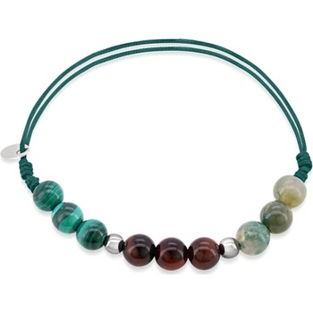 SOFIE náramek z polodrahokamů Býk ST-TIGR+MOSS+MAL-A59