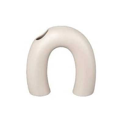 Blomus (Германия) Керамична ваза blomus kagetsu в бежов цвят - размер s (blomus 67087)