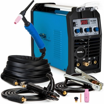 Sherman TIG 202P 200A MMA/TIG s LCD displejom