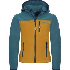 TROLLKIDS Детско софтшел яке Trollkids Kid's Stavanger Jacket Fleece jacket - Stormy Blue / Mustard - размер 164 (EU) (703-3031-1320)