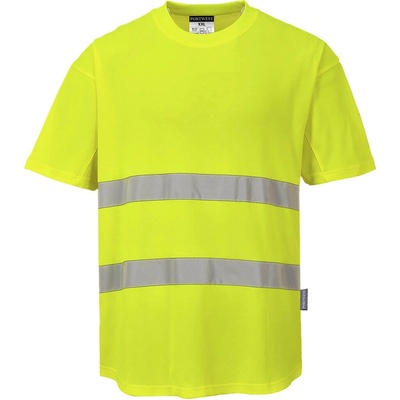 Portwest HI-VIS MESH C394 Funkčné reflexné tričko so sieťovinou HV žltá M