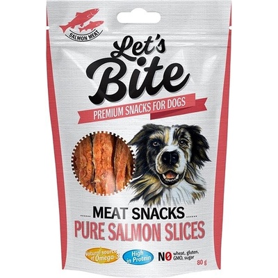 Let’s Bite Meat Snacks Salmon Bars 80 g