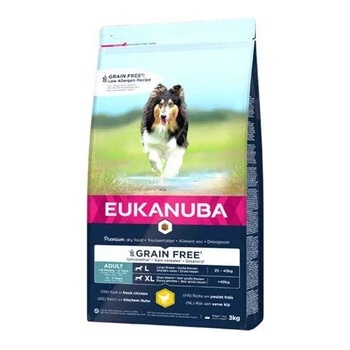 Eukanuba Adult Chicken L/XL Grain Free 3 kg