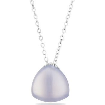 Image 1 of Swan Сребърно колие с камък халцедон GL1006N Swan