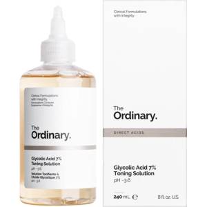 The Ordinary Glycolic Acid 7% Toning Solution ексфолиращ почистващ тоник за жени 100 мл