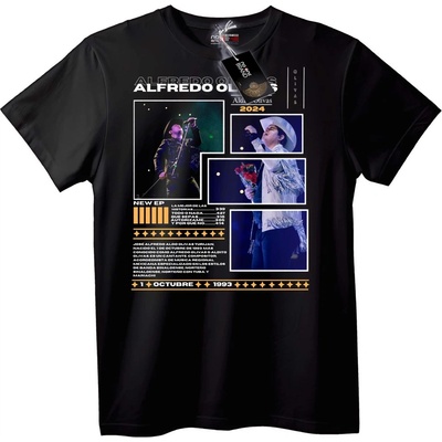 NOONEBRAND Тениска Alfredo Olivas 2024 Музика - 2XL, White