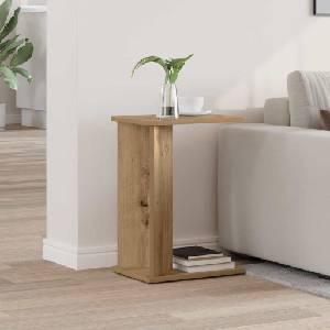 vidaXL Крайна масичка Дъб 35 x 25 x 50 см Инженерна дървесина (891191)