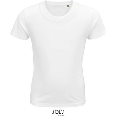 SOL's Collection Tričko Pioneer Kids, bio bavlna, dětské, krátký rukáv COT25357800184-white Bílá 4 roky