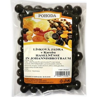 Velkoobchod Pohoda Lísková jádra v karobu 250 g
