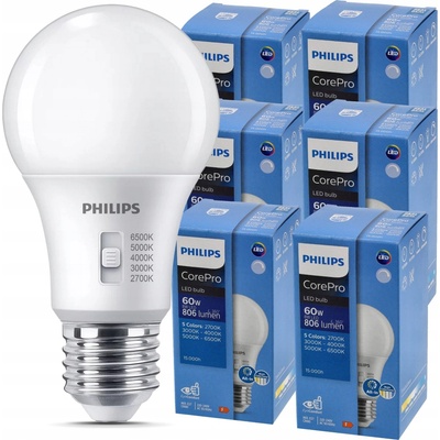 Philips CorePro LEDbulb DIM 8-60W A60 E27 5CCT