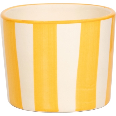 Zafferano Чаша халба Lido Righe раирана 230 мл жълта (RIG0104)