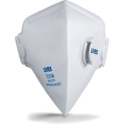 Uvex SILV-AIR 3110 FFP1 respirátor s ventilom Biela