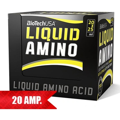 BioTechUSA Аминокиселина BIOTECH USA Liquid Amino 25ml, 20 Amp