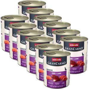Animonda GranCarno Original Senior говеждо месо и агне - 12 x 800г