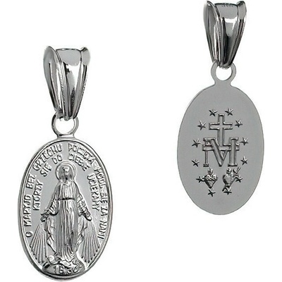 Argento Strieborný prívesok Zázračná medaila 84404