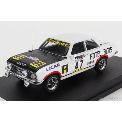 Trofeu Opel Ascona night Version N 47 Rally Tap 1974 Pequepe Dico Bílá Černá 1:43