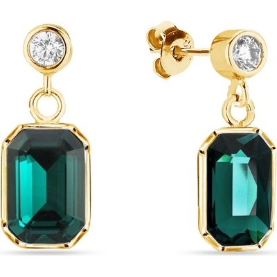 Spark se Swarovski Elements Royal KCG26028EM Emerald zelené