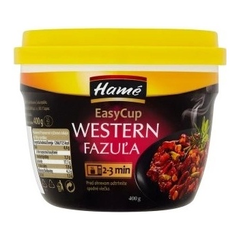 Hamé Western fazole hotové jídlo EasyCup, 400g