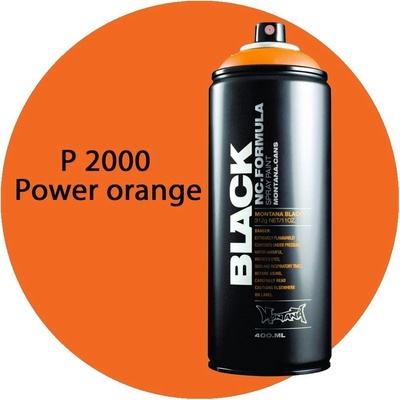 MONTANA BLACK P2000 power orange 400ml