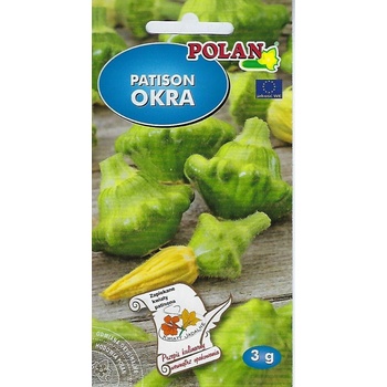 Obyčajný Patison Okra semená 3 g