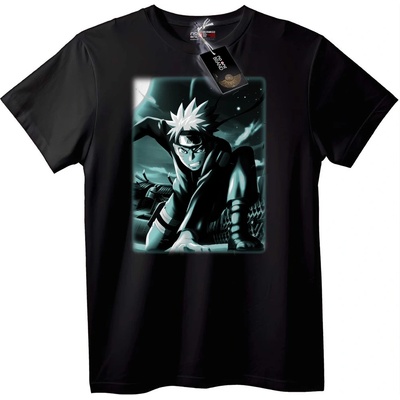 NOONEBRAND Тениска с анимационен герой Naruto - 5XL, Black
