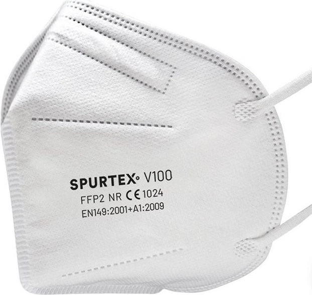 Tohle je absolutní vítěz srovnávacího testu - produkt SpurTex Nanorespirátor V100 FFP2 NR bílý 5 ks