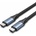 Vention USB4 USB-C to USB-C Cable 240W - здрав USB4 кабел с въжена оплетка за устройства с USB-C порт (100 см) (черен)
