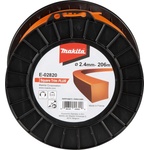 Makita найлонова линия Plus 2.4 mm, 206m, оранжева, квадратна E-02820 (E-02820)