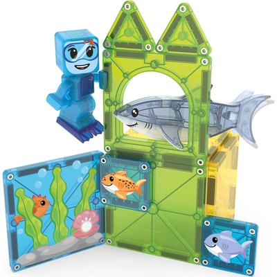 MAGNA-TILES Magnetická stavebnica Shark Dive 13 ks