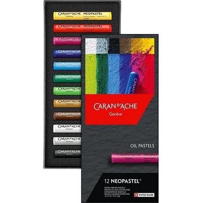 CARAN D'ACHE Neopastel 12 farieb