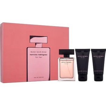 Narciso Rodriguez For Her Musc Noir Rose : EDP 50 ml + tělové mléko 50 ml + sprchový gel 50 ml