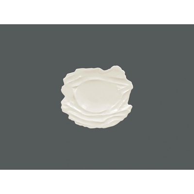 RAK Porcelain Talíř reliéfní mělký 20 x 27 cm bílá RAK-STEP20