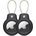 Tech-Protect 2x калъф за Apple Airtag от Tech Protect Rough Vein - Черни (5906302360727)