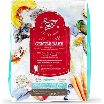 Sunday Pets Gentle Bake Adult Small & Medium Hoki Fish 36 g