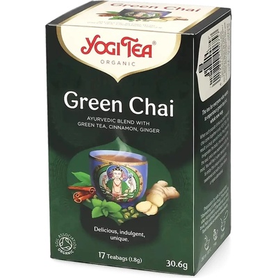 Yogi Tea Bio čaj Zelený chai 17 x 1,8 g