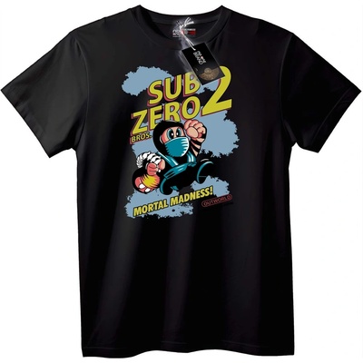 NOONEBRAND Тениска Sub Zero 2 Братя - 5XL, White