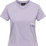 Hummel Дамска фланелка с къс ръкав Hummel Lara Short Sleeve Tee Womens - Pastel Lilac