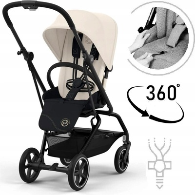 Cybex Eezy S Twist+2 2024 ľahký Sport Canvas White