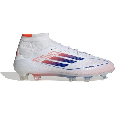 Дамски футболни бутонки Adidas F50 Elite Mid-Cut Firm Ground Football Boots Womens - White/Blue