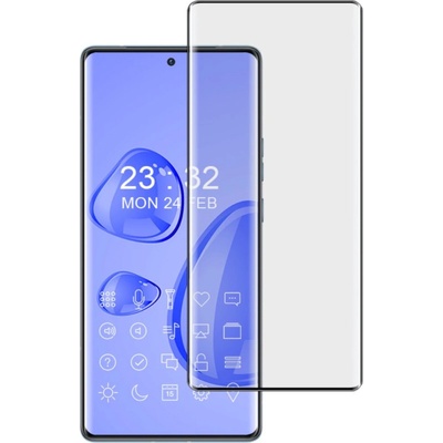 Удароустойчив стъклен протектор покриващ целия екран марка IMAK Pro за Motorola Edge 40 Pro 5G - с черна рамка