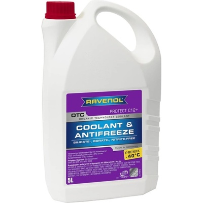 RAVENOL Антифриз RAVENOL OTC Organic Techn. Coolant Premix -40 C 5л (229190)