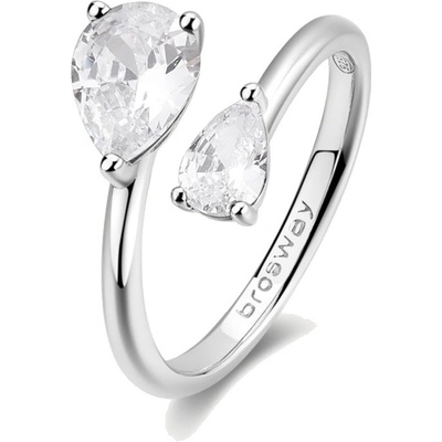 Brosway Stříbrný prsten Infinite White Fancy FIW118