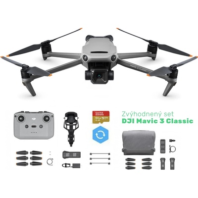 DJI Mavic 3 Classic + DJI Care 2 roky + Fly More Kit + SanDisk 64GB