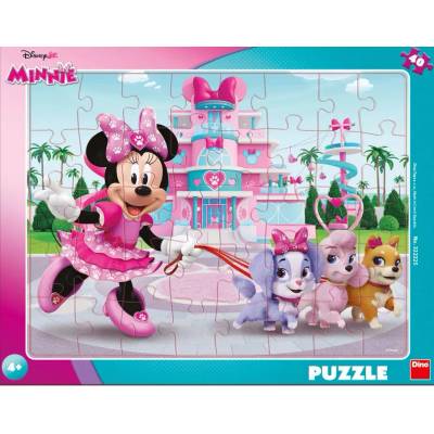 Dino - Puzzle Minne with the dogs - 40 - 99 piese