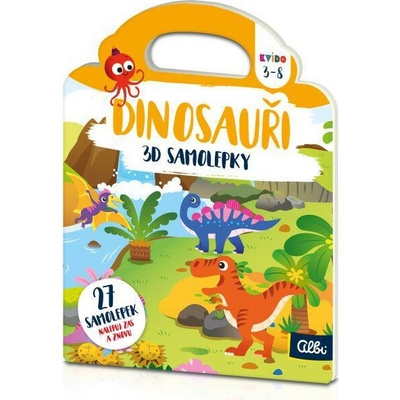 Albi 3D samolepky dinosaury Kvído