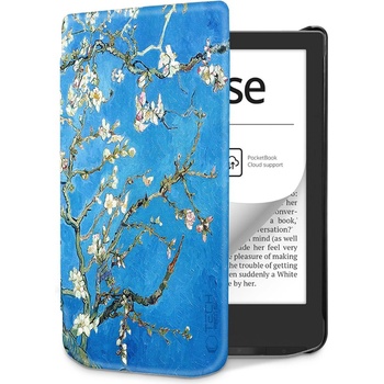 Tech-Protect Кожен калъф за Pocketbook Verse / Pro / Lite от Tech-Protect SmartCase - Sakura (5906302332069)